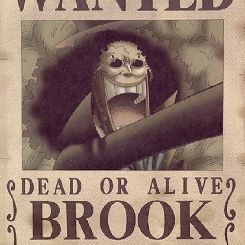 One Piece - Affiche Wanted De Brook