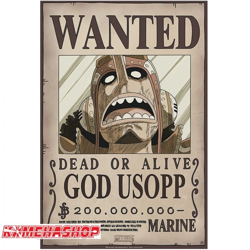 Affiche Wanted Ussop - New World Prime