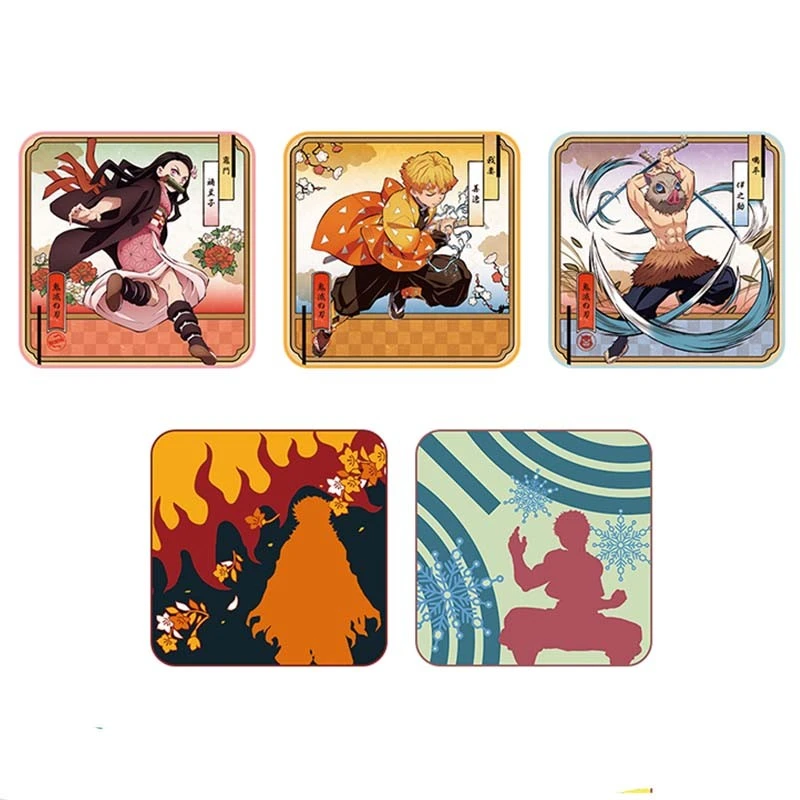 Demon Slayer- Lot 5 Serviettes Ă Main - Set A