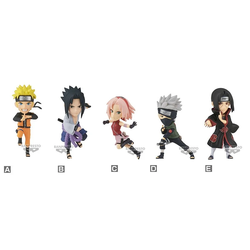 Naruto Shippuden - Collection De 5 Figurines WCF
