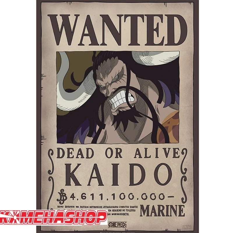 One Piece - Affiche Wanted Kaido