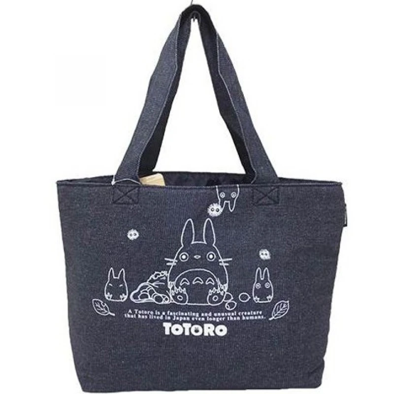 Sac Cabas Style Jeans Totoro